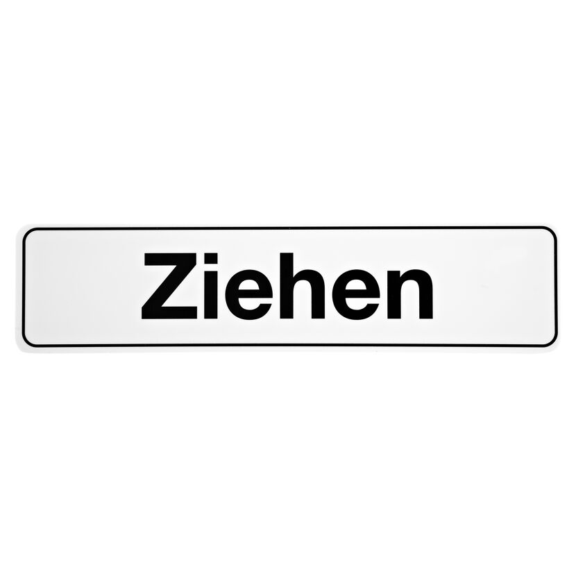 Hinweisschild 'Ziehen'