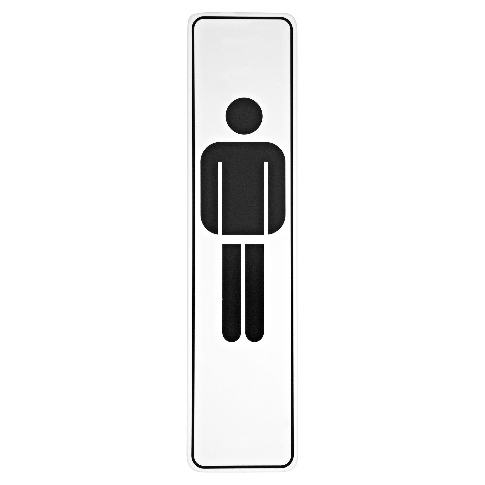 Herren-WC-Schild