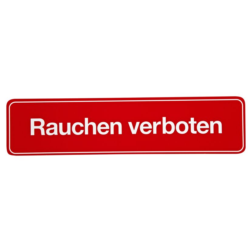 Schild "Rauchen verboten"