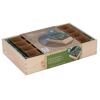 Holz-Anzuchthaus mit Anzuchtschalen und Haube