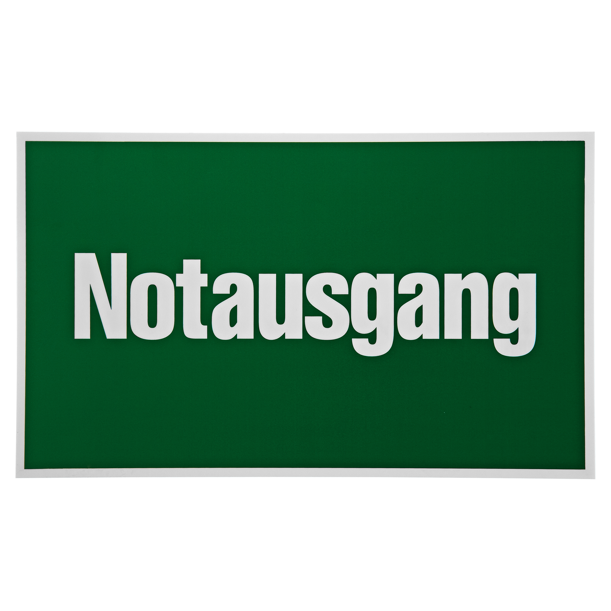 Schild "Notausgang" + product picture