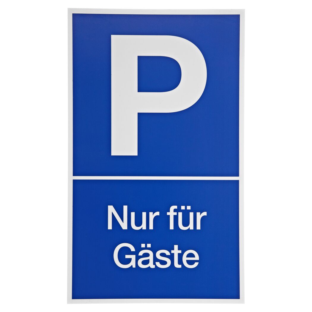 Parkschild nur für Gäste