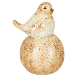 Gartenfigur Vogel auf Ball 16 x 26 x 18,5 cm
