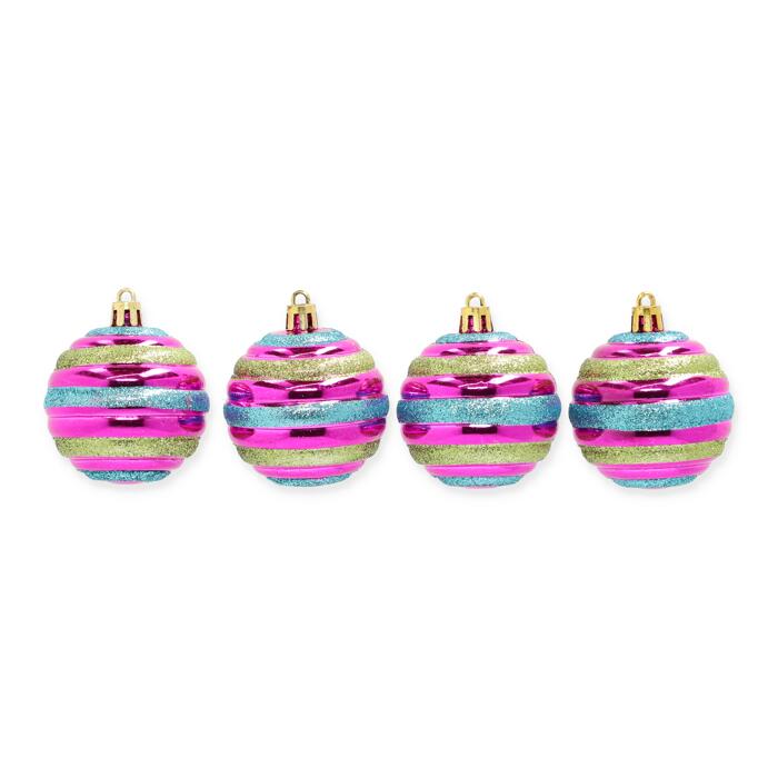 Christbaumkugeln bunt Ø 6 cm 4 Stück