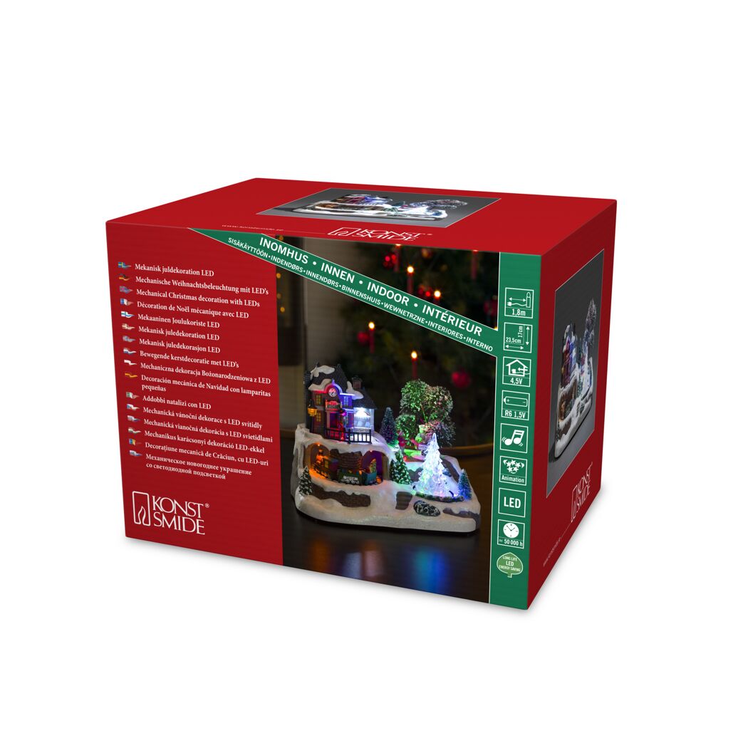 Mechanische Weihnachtsdekoration mit LED