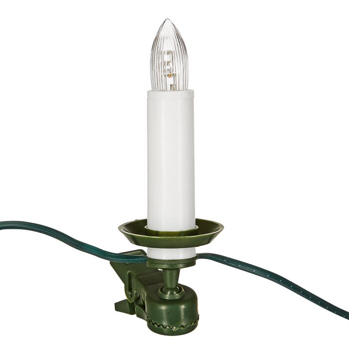 Konstsmide Weihnachtsbeleuchtung LED-Schaftlichterkette 2 W 16 LEDs 835