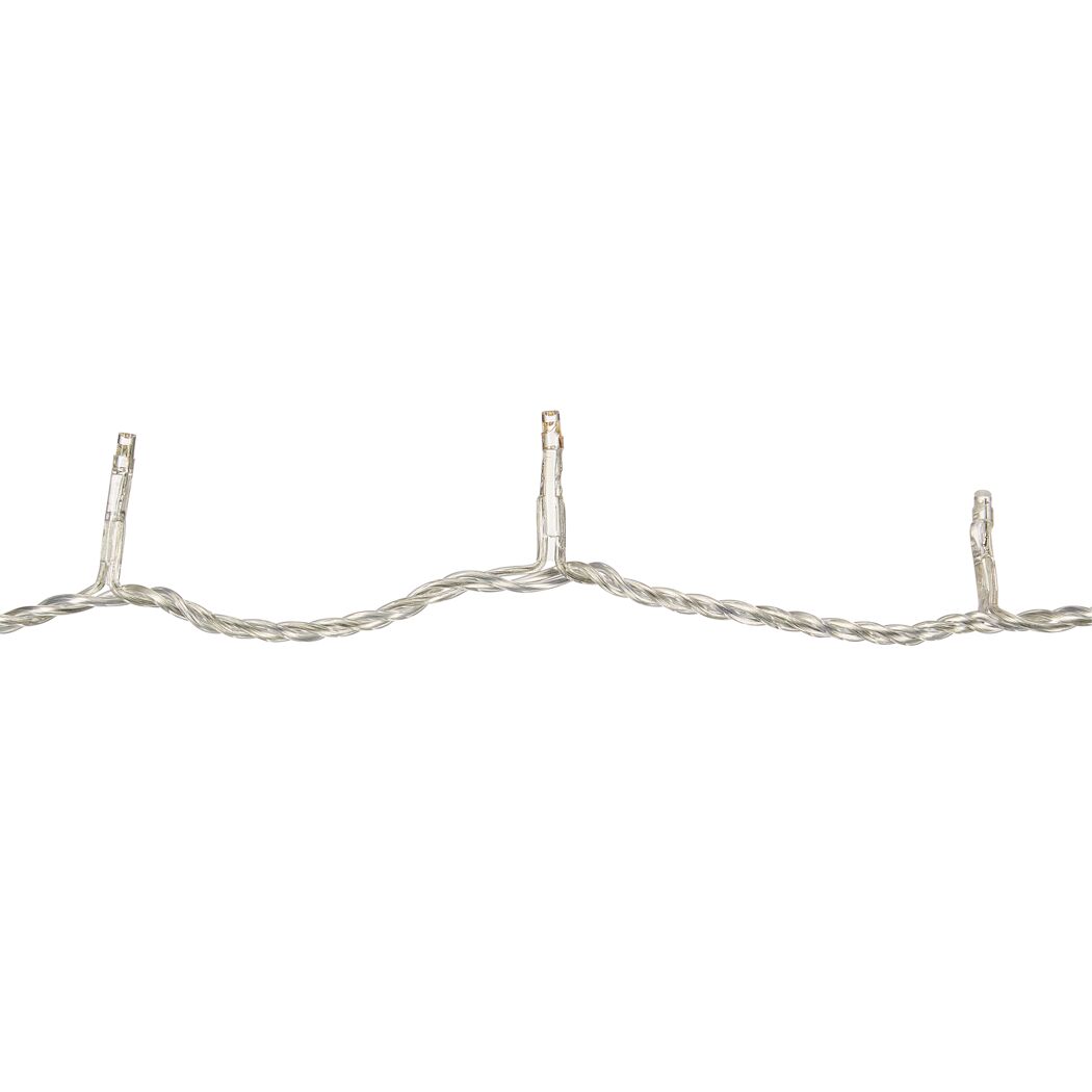 Micro-LED-Lichterkette 20 LEDs bernstein 133 cm