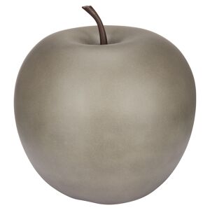 Deko-Apfel grau Kunststoff Ø 33,5 x 35 cm