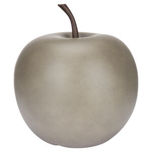 Deko-Apfel grau Kunststoff Ø 25 x 28,5 cm