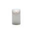 LED Kerze Rustik cremefarben, 9x20cm