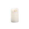 LED Kerze Rustik cremefarben 9x20cm