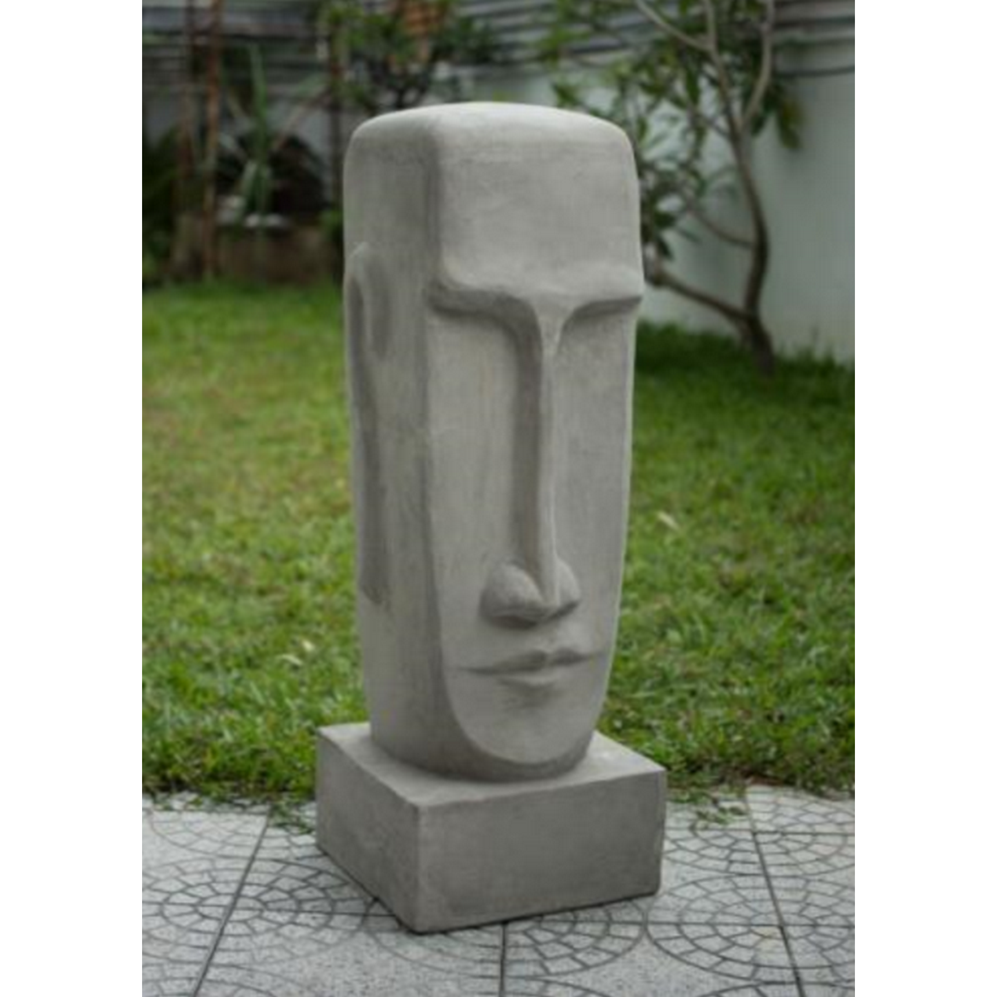 Gartenfigur Zement grau 100 x 30 x 30 cm + product picture