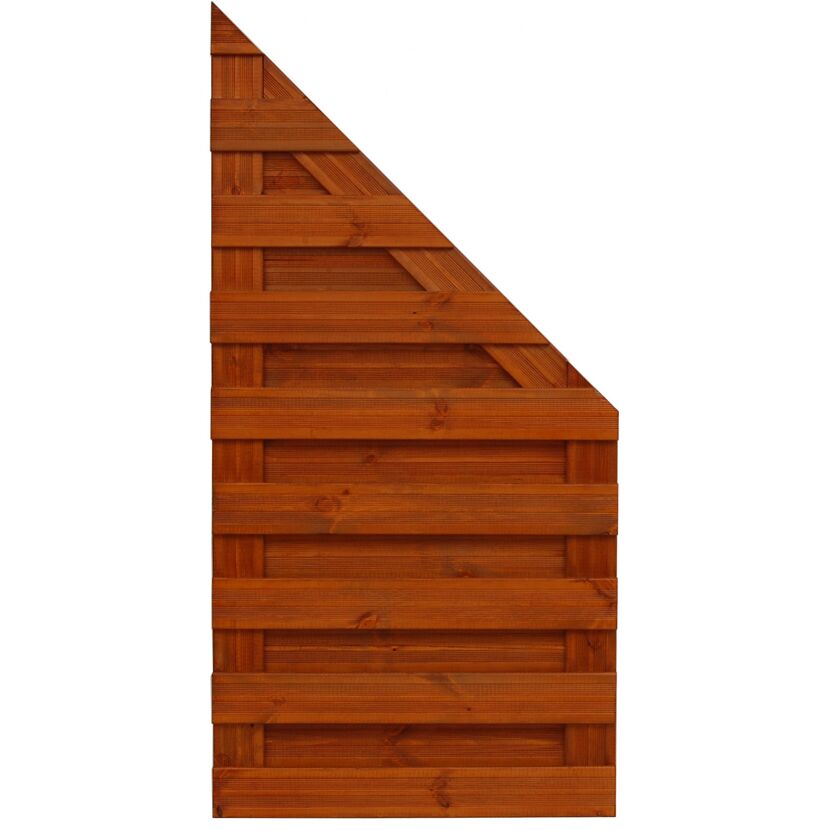 Schrägelement Goch 90 x 180-90 cm, teak
