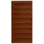 Holz-Halbelement Goch, 90 x 180 cm, teak