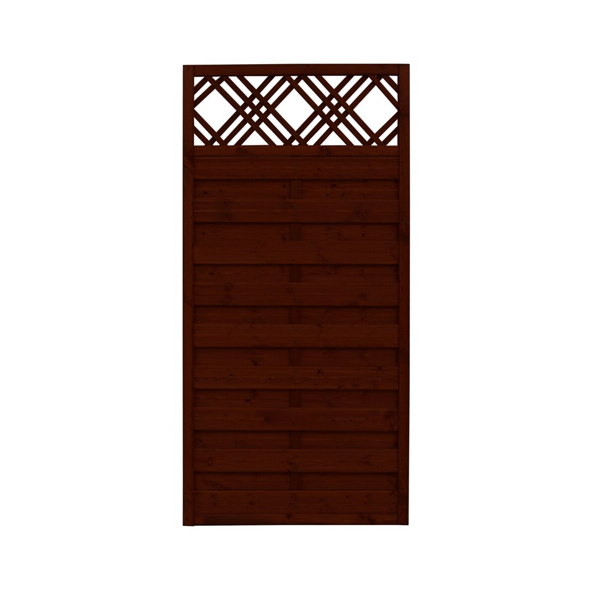 andrewex Zaunelement 'Licata' 90 x 180 cm braun ǀ toom Baumarkt