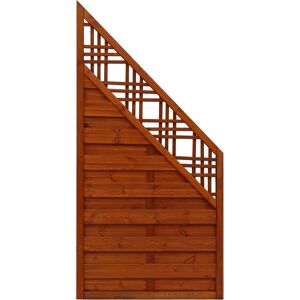 Zaunelement 'Licata' teak 90 x 180/90 cm