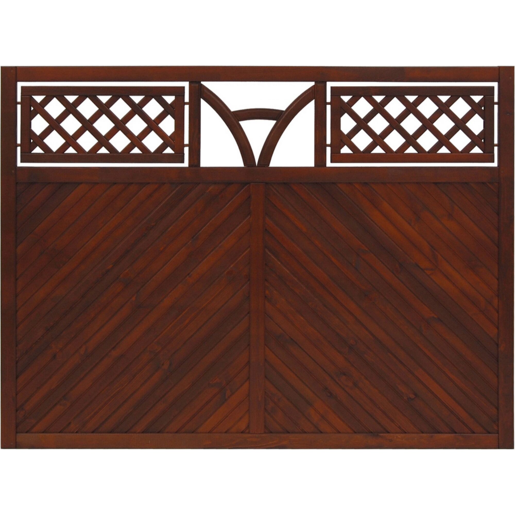 Brauner Vorgartenzaun Toulon