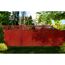 Roter Holzzaun Toulon