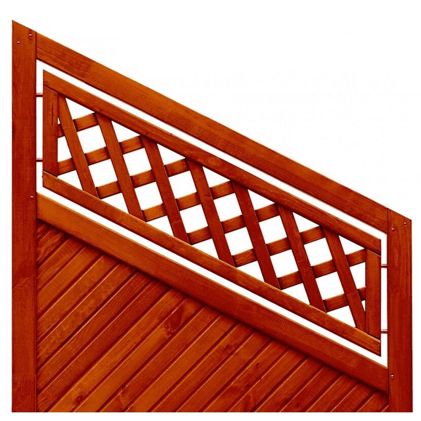 Braunes schräges Holzelement Toulon