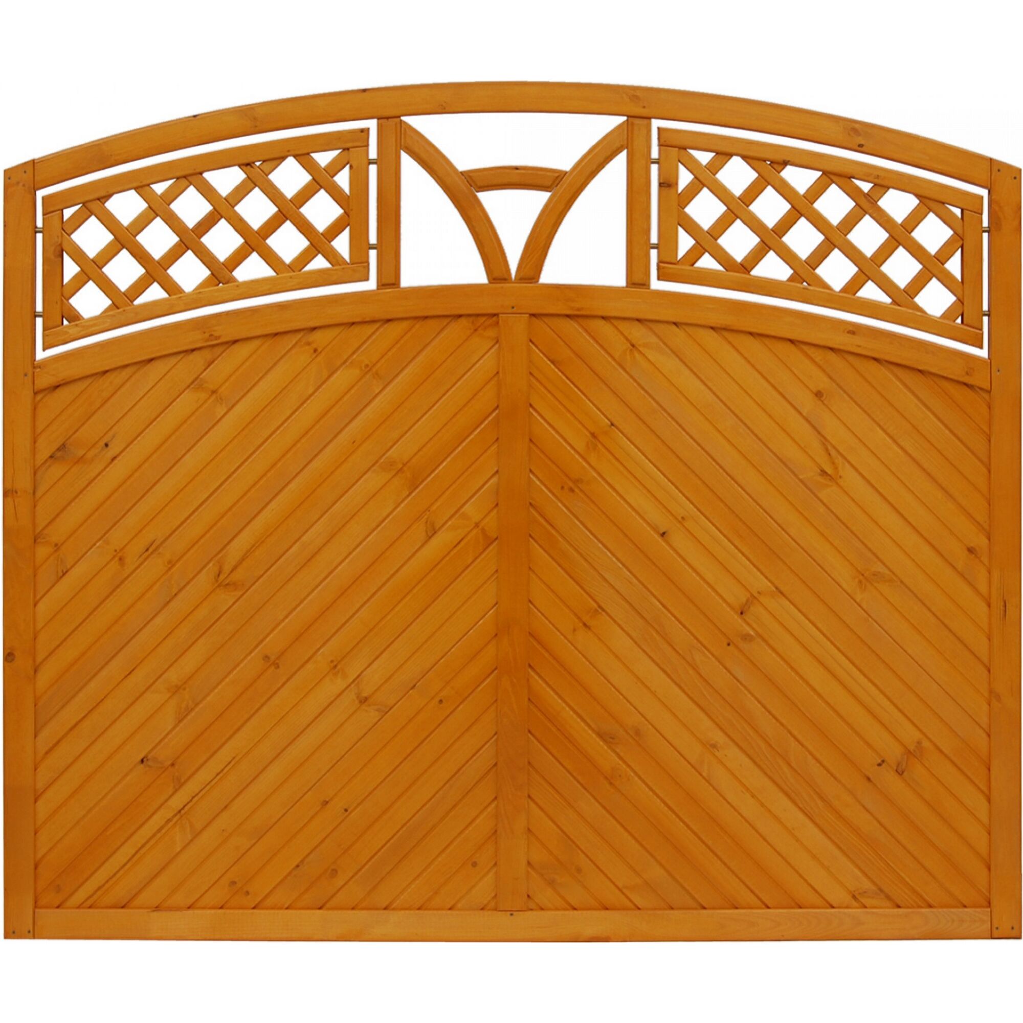 Holz-Vorgartenzaun Toulon rund