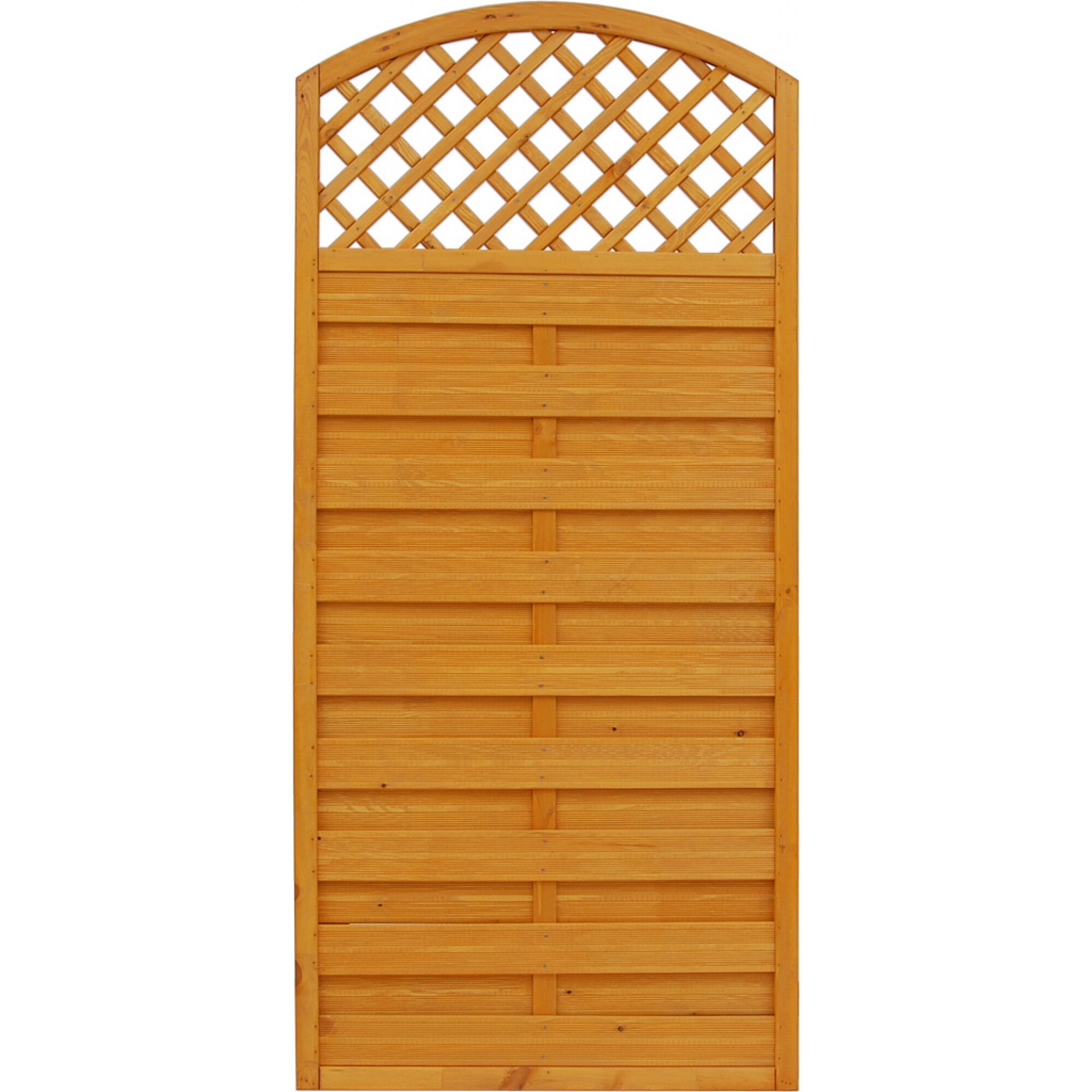 Holz-Sichtschutzelement mit Bogen