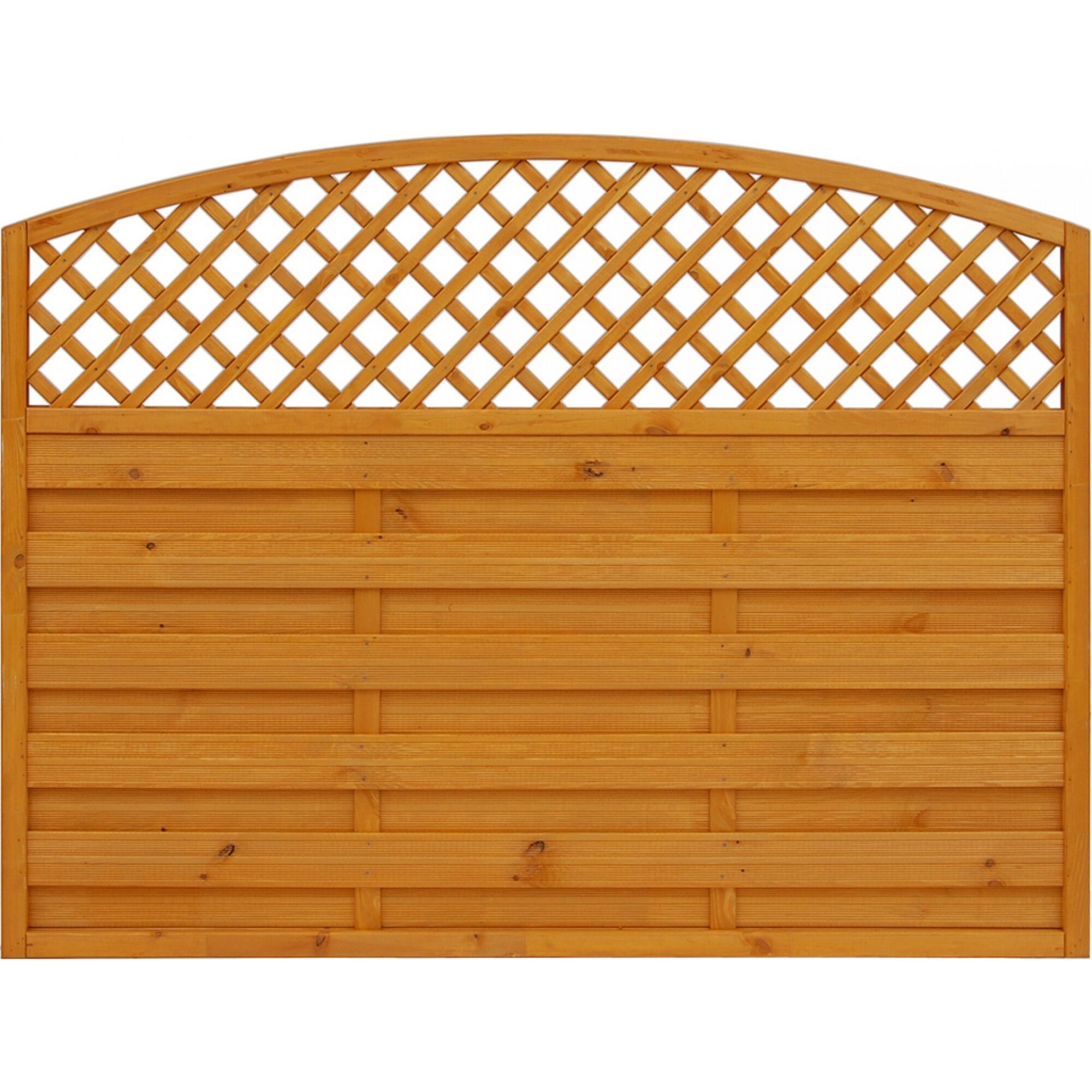 Holz-Vorgartenzaun mit Bogen