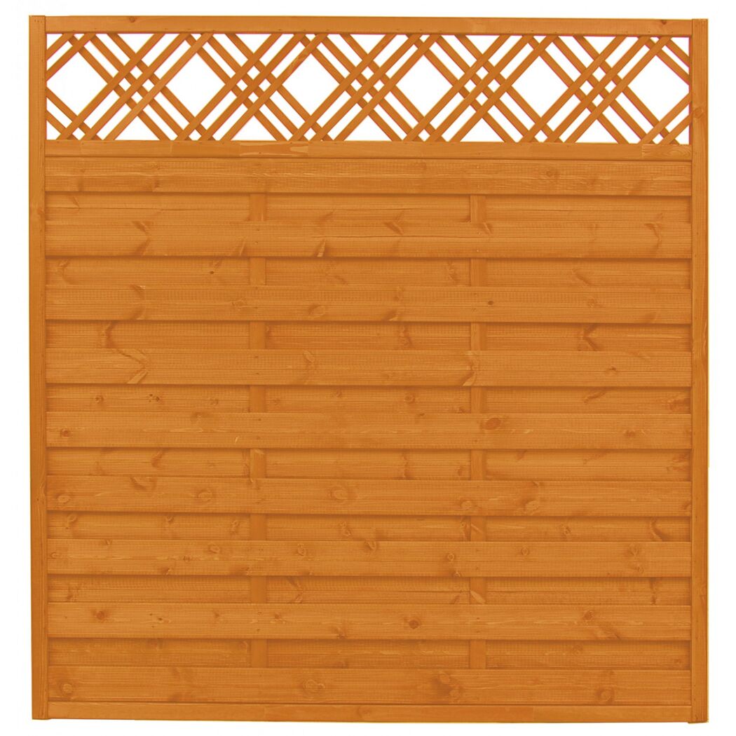 Holz-Zaunelement Licata 180x180 cm Pinie