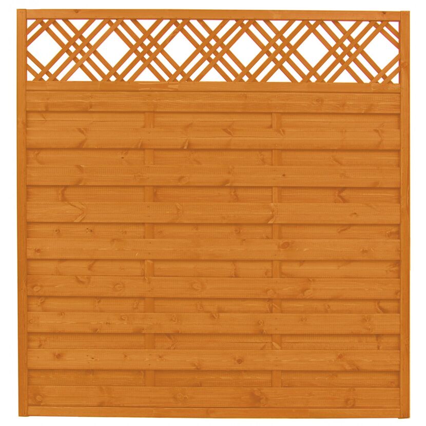 Holz-Zaunelement Licata 180x180 cm Pinie