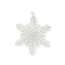 Verkleinertes Bild von Christbaumschmuck Schneeflocke weiß Ø 8 cm