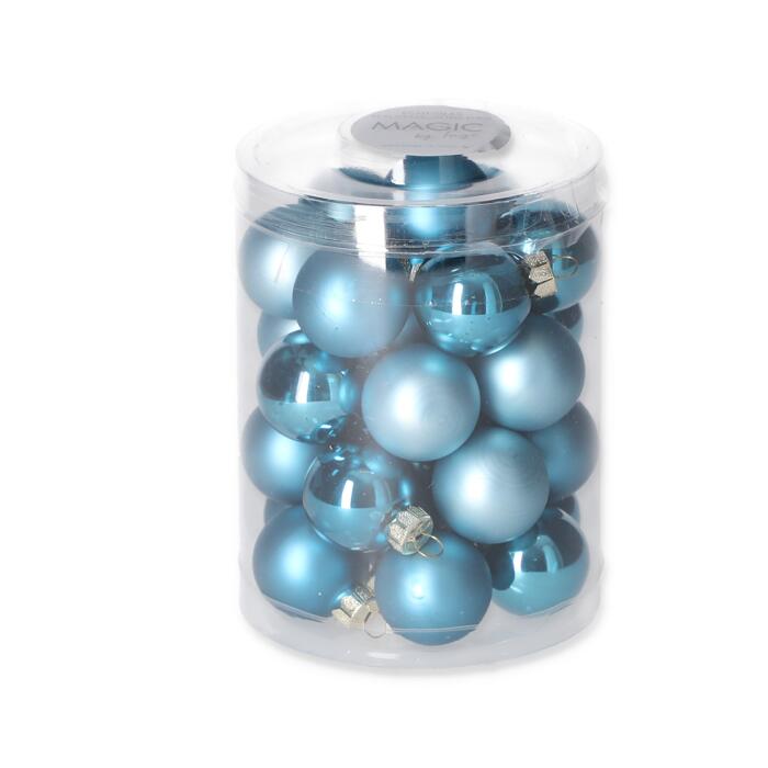 Christbaumkugeln blau Ø 3 cm, 28teilig