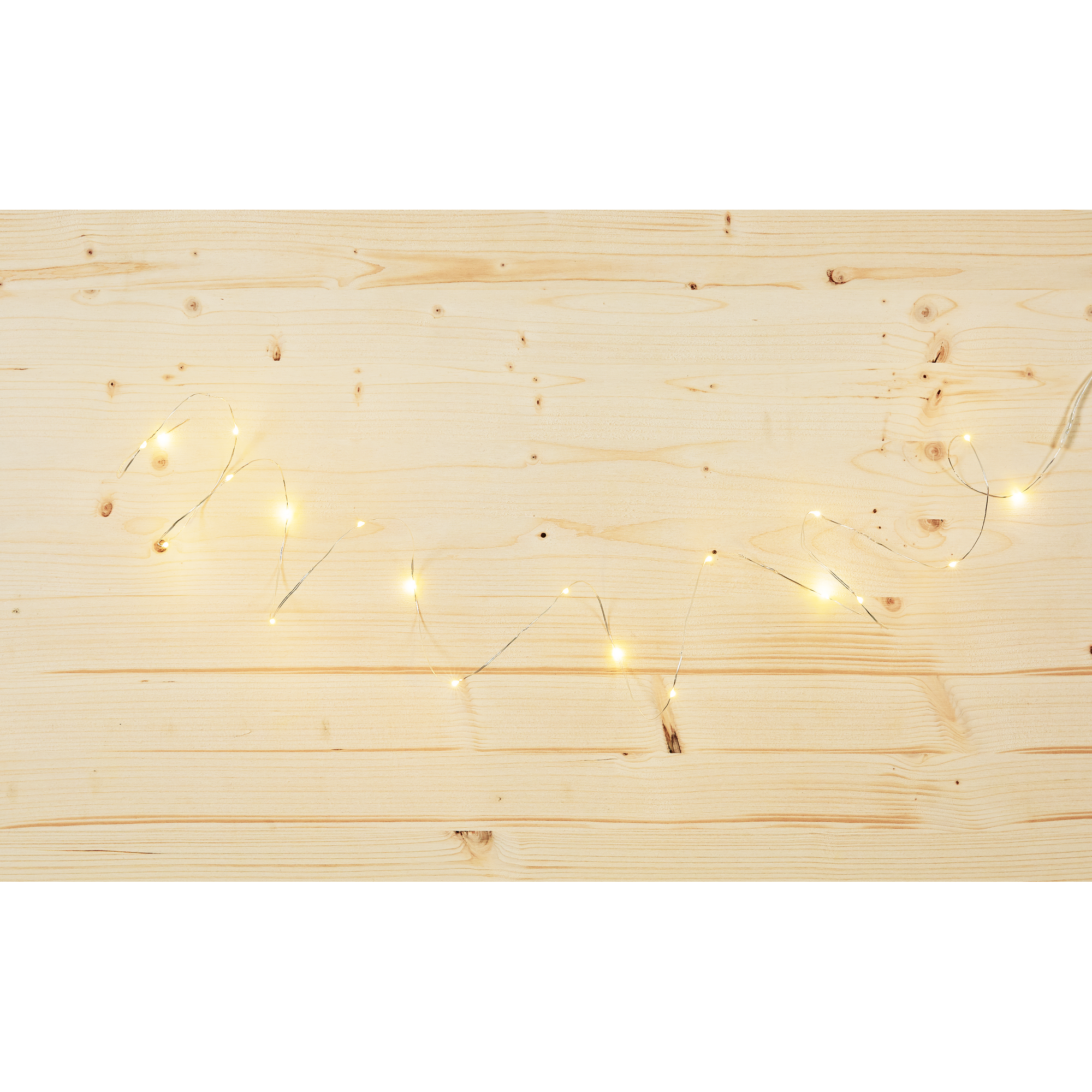 LED-Lichterkette 'Tropfen' 20 LEDs warmweiß 195 cm + product picture