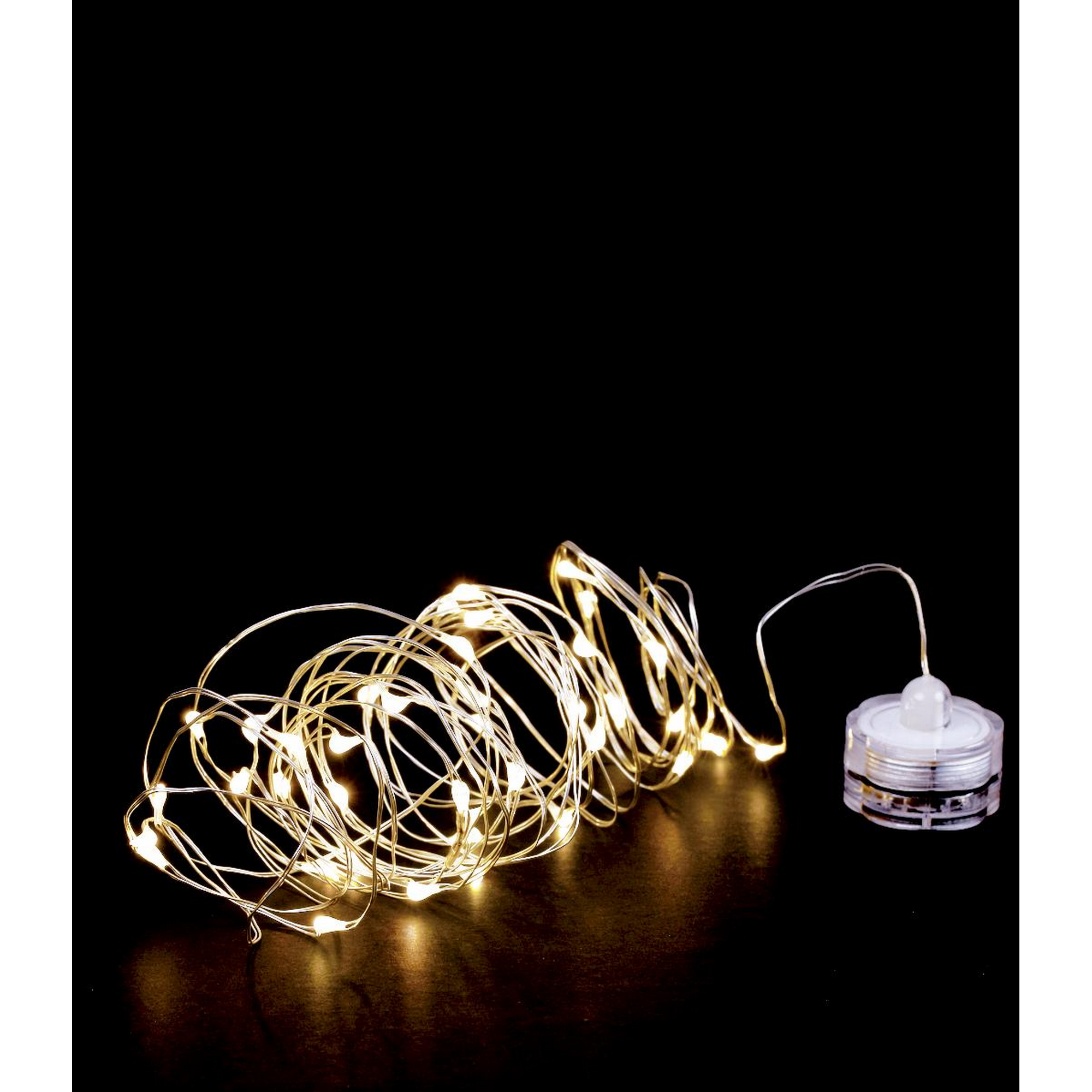 LED-Lichterkette 'Tropfen' 40 LEDs warmweiß 390 cm + product picture