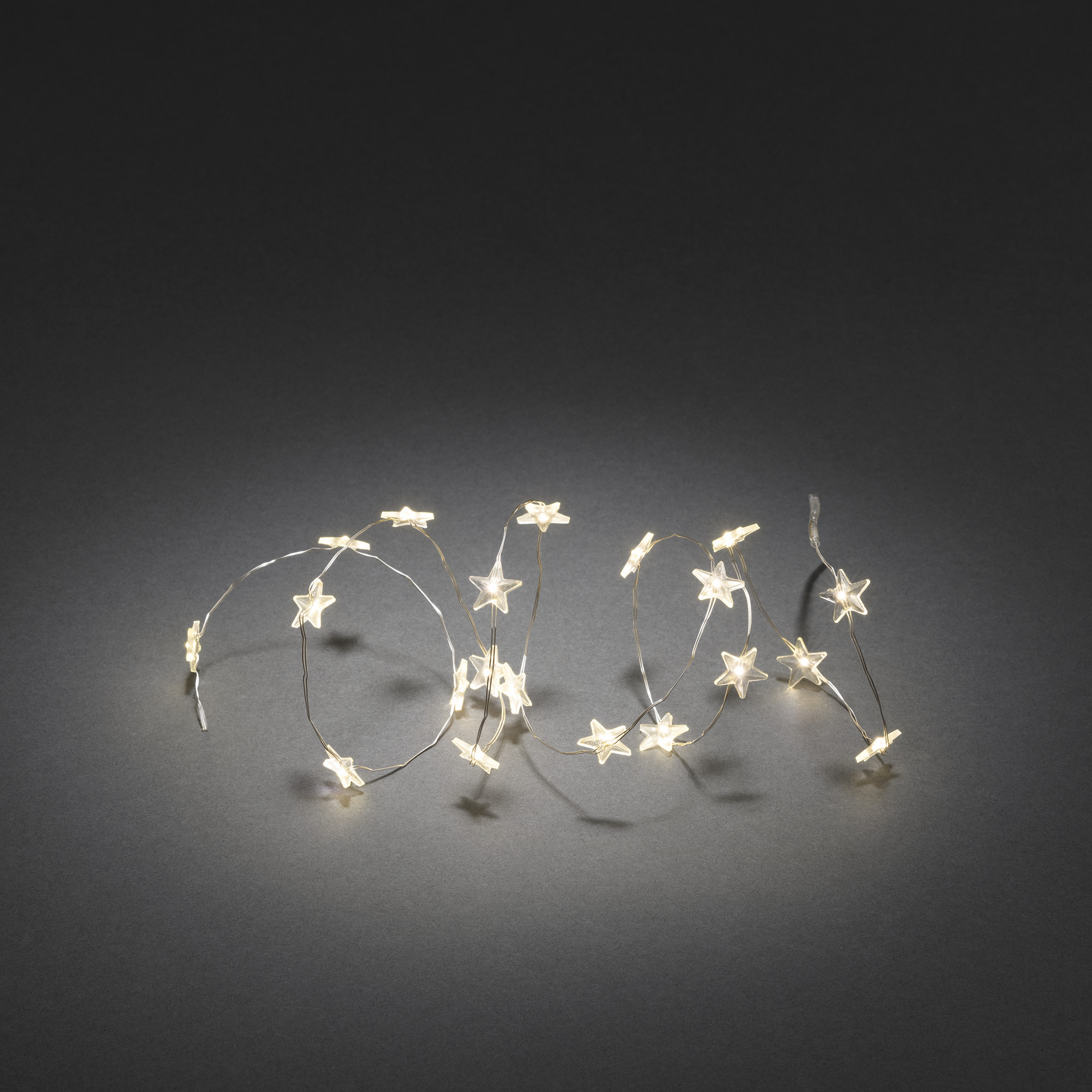 LED-Lichterkette 'Sterne' 40 LEDs warmweiß 210 cm