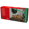 Beleuchtetes Weihnachtsdorf aus Holz