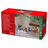 Weihnachtsmann auf Schlitten mit Rentieren und LED Beleuchtung