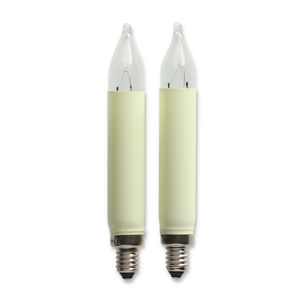 Zwei Schaftkerzen 23V, 4W