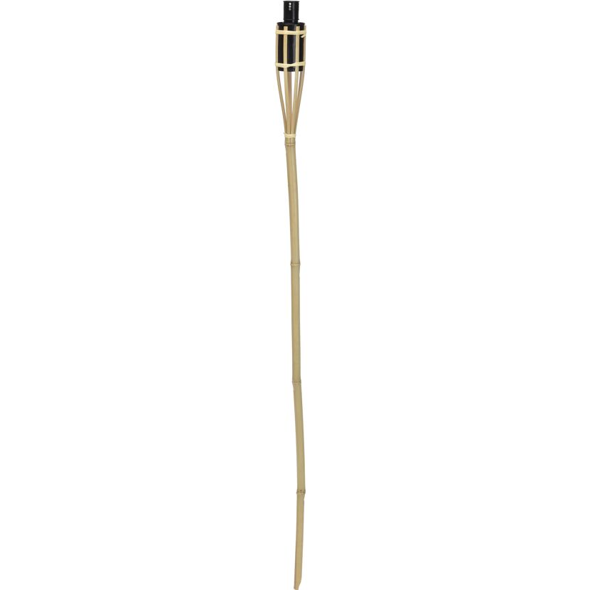 Gartenfackel Bambus naturfarben 120 cm