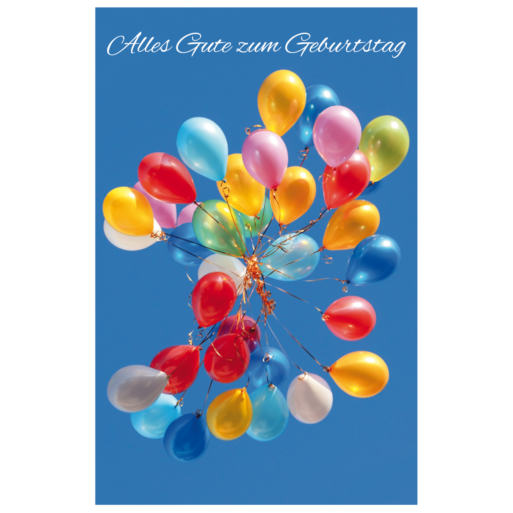 Grußkarte Geburtstag 'Ballongrüße' + product picture