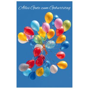 Grußkarte Geburtstag 'Ballongrüße'