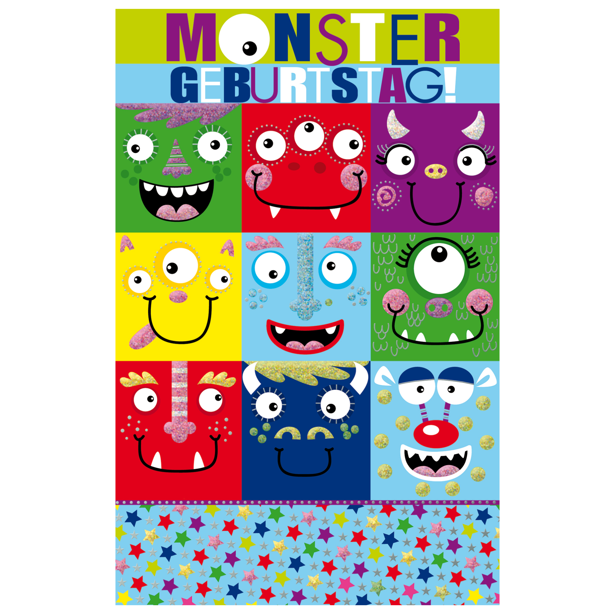 Grußkarte Geburtstag 'Monster Birthday' + product picture