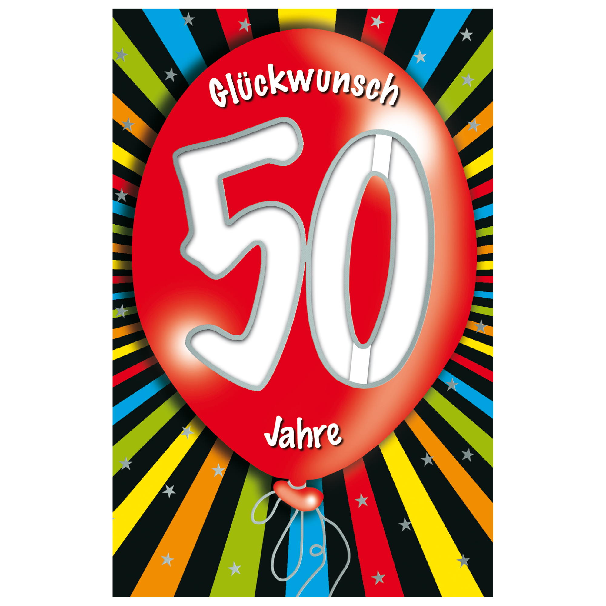 Grußkarte Geburtstag '50 Ballon' + product picture