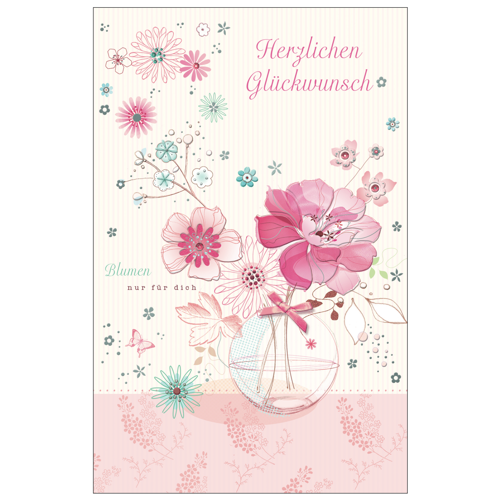 Grußkarte Geburtstag 'Blumen für dich' + product picture