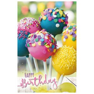 Grußkarte Geburtstag 'Cake Pops'