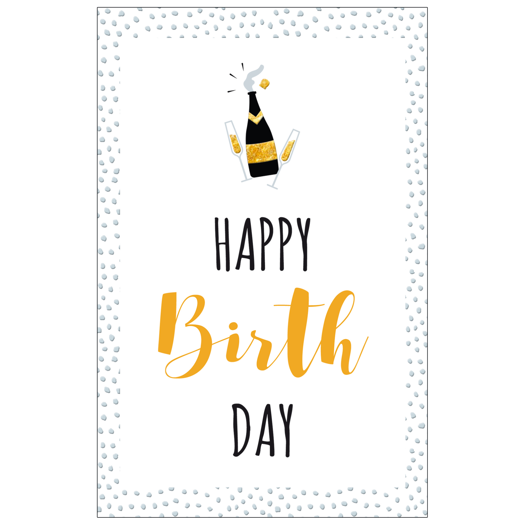 Grußkarte Geburtstag 'Happy Birth Day' + product picture
