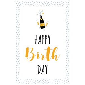 Grußkarte Geburtstag 'Happy Birth Day'