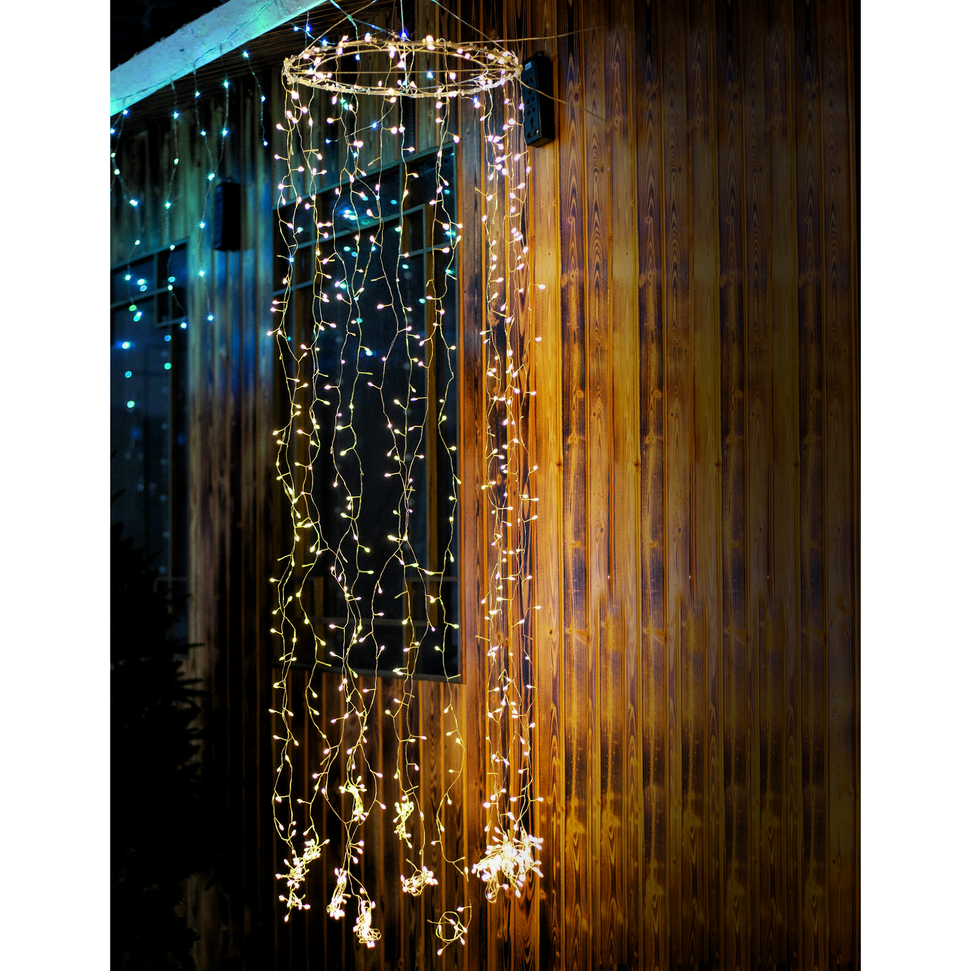 LED-Leuchtkranz, 240 LEDs, Ø 30 cm, 1 m