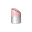 Verkleinertes Bild von LED-Echtwachskerze rosa/silbern Ø 7,5 x 10 cm