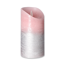 Verkleinertes Bild von LED-Echtwachskerze rosa/silbern Ø 7 x 15 cm
