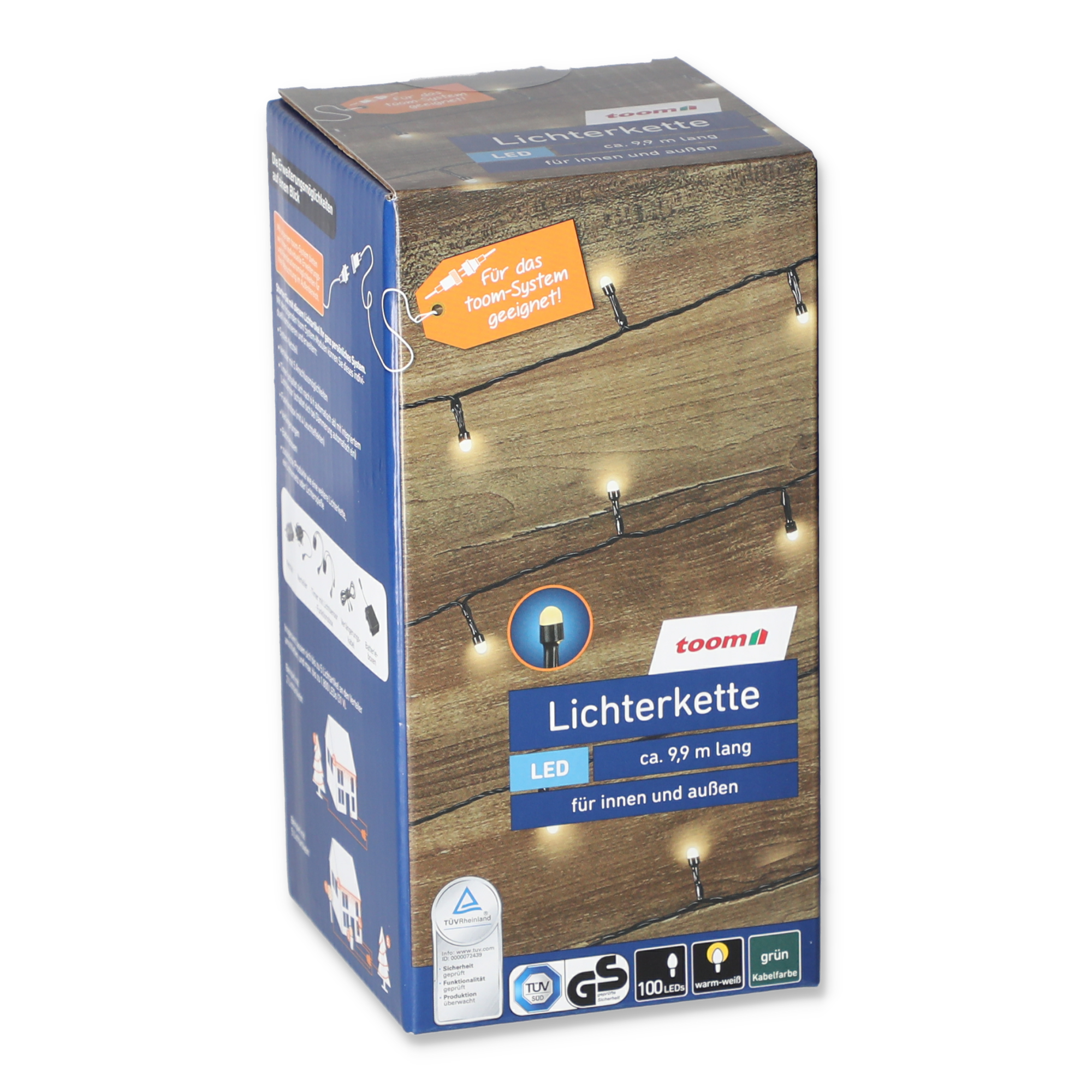LED-Lichterkette 100 LEDs warmweiß 990 cm + product picture