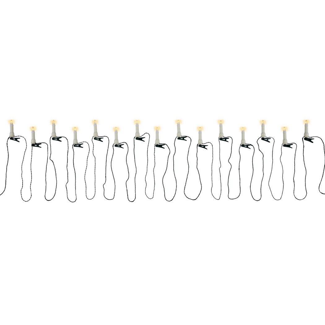 LED-Schaftkerzen 25 LEDs warmweiß 1920 cm